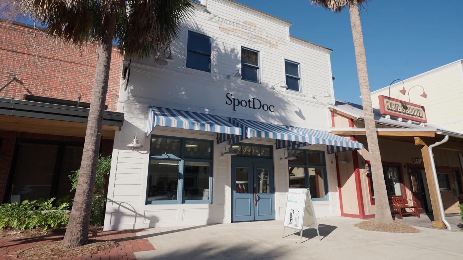 The SpotDoc storefront at Brownwood Square in The Villages, Florida